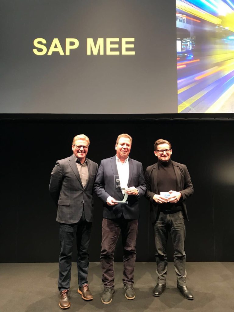 SAP MEE Excellence Award 2018 for Cloud